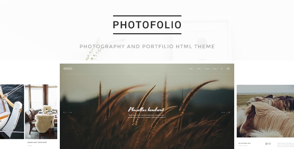 Photofolio – Photography & Portfolio HTML Template Photofolio – Photography & Portfolio HTML Template