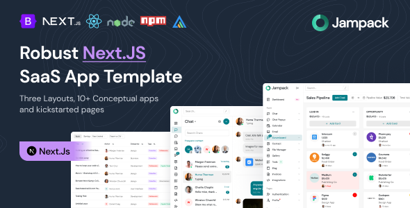 Jampack – Robust Next.js SaaS App Template Jampack – Robust Next.js SaaS App Template