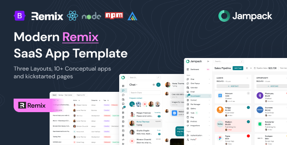 Jampack – Modern Remix SaaS App Template Jampack – Modern Remix SaaS App Template