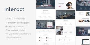 Interact – Multipurpose Landing Page Template
