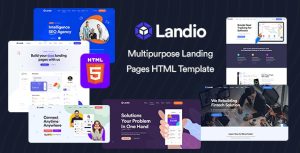 Landio – Multipurpose Landing Page HTML Template