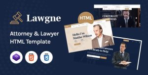 Lawgne – HTML Template for Attorney & Lawyers