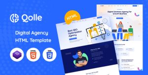 Qolle – Creative Agency HTML Template + RTL