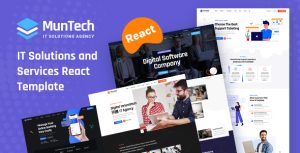 Muntech – Technology & IT Solutions React Template