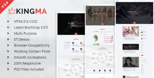 KingMa | Creative Business Onepage HTML Template