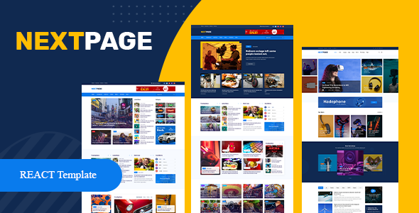 Nextpage React – Magazine & Newspaper Template Nextpage React – Magazine & Newspaper Template