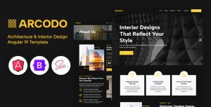 Arcodo – Architecture & Interior Design Angular Template