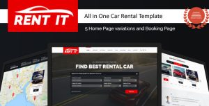 Rent It – Car Rental Bootstrap 5 Template with RTL Support