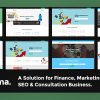 Optima – Multiple solutions for Finance, Marketing, Loan, SEO & Consultation Business, PSD Template