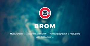 Brom – HTML Creative Page