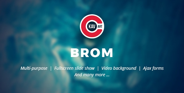 Brom – HTML Creative Page Brom – HTML Creative Page