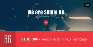 86Studio – Multi-Skin One Page HTML Template