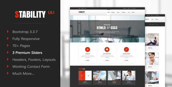 Stability – Responsive HTML5/CSS3 Template Stability – Responsive HTML5/CSS3 Template