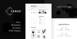 CEZAN – Minimal HTML Template