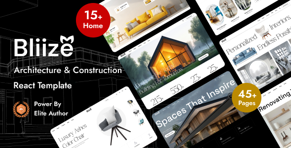Bliize | Architecture Construction React Template Bliize | Architecture Construction React Template