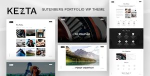Kezta – Gutenberg Portfolio WordPress Theme