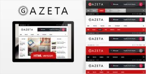 Gazeta 2 – Responsive News HTML Template