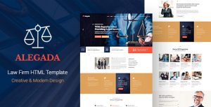 Alegada – Law HTML Template