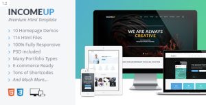 IncomeUp – Multi-purpose Business HTML Template