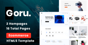 Goru – Electronics eCommerce HTML5 Template