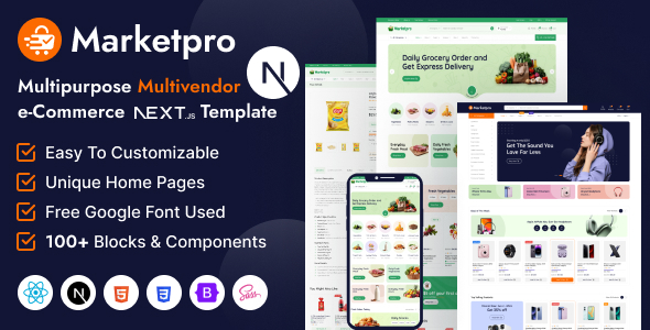 MarketPro – eCommerce Multivendor Next JS Template Multipurpose MarketPro – eCommerce Multivendor Next JS Template Multipurpose