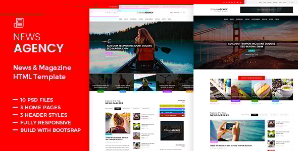 News Agency – Magazine HTML News Agency – Magazine HTML