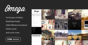 Omega – Full Width HTML Portfolio