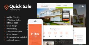 Quick Sale – Real Estate HTML Theme