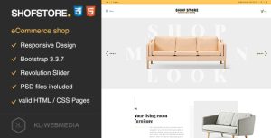 Shofstore – eCommerce HTML5 template