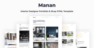 Manan – Interior Designer HTML Template