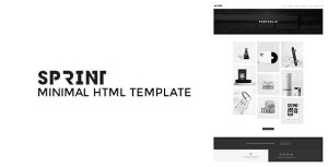 Sprint – Minimal Responsive HTML Portfolio