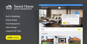 Sweethome – Real Estate HTML Template