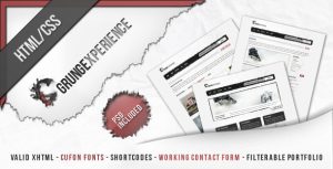 Grungexperience – Premium HTML Template