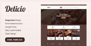 Delicio – Bakery & Food eCommerce HTML Template