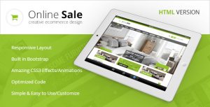 Online Sale – Responsive HTML5 eCommerce Template