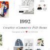 1992 | Creative eCommerce PSD Theme