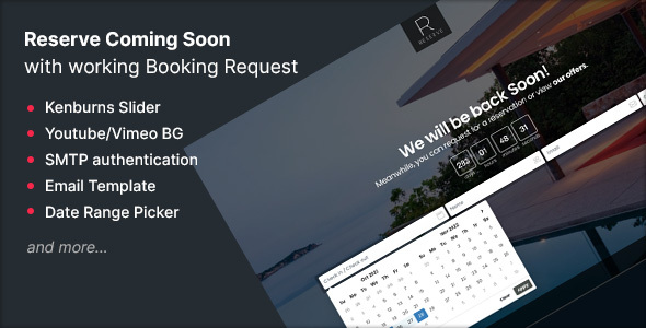 Reserve – Coming Soon Reserve – Coming Soon
