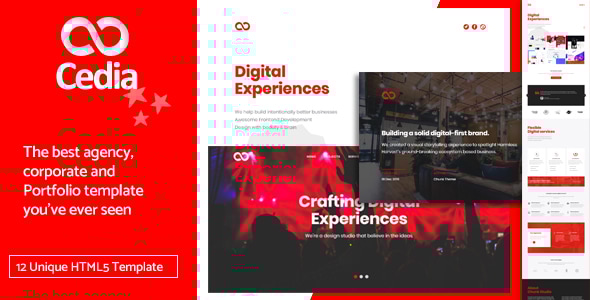 Cedia – Creative Agency, Corporate and Portfolio Multi-purpose Template Cedia – Creative Agency, Corporate and Portfolio Multi-purpose Template