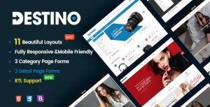 Destino – Responsive & Multi-Purpose HTML5 Template