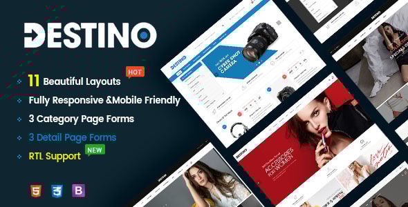 Destino – Responsive & Multi-Purpose HTML5 Template Destino – Responsive & Multi-Purpose HTML5 Template