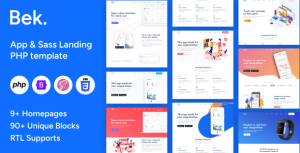 Bek – PHP Saas & Software Template