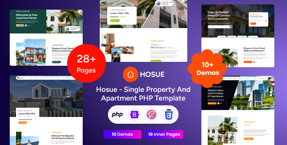 Hosue – Single Property & Apartment PHP Template Hosue – Single Property & Apartment PHP Template