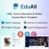 EduAll – Education & Online Course LMS Tutors React JS Template With Dashboard