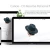 Canoe – CV Resume Personal Muse Template