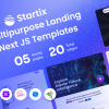 Startix – Multipurpose SaaS Landing Next JS Template