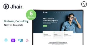 Jhair – Business Consulting Next Js Template