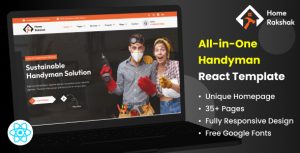 All In One Handyman Services React (Vite) Template – Home Rakshak