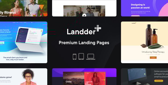 Landder+ – Lead Generation Landing Pages HTML Template Landder+ – Lead Generation Landing Pages HTML Template