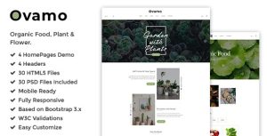 Ovamo – Organic Store HTML5 Template