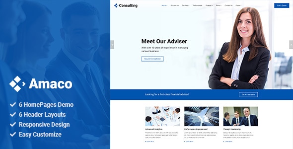 Amaco – Consulting HTML5 Template Amaco – Consulting HTML5 Template